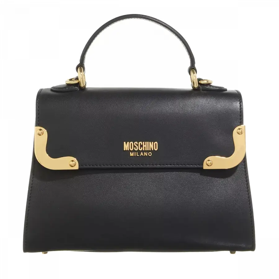 Moschino - Moschino Shoulder Bags Kunstleder Black - schwarz