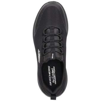 Skechers Slip On Sneaker - Cayenne in schwarz