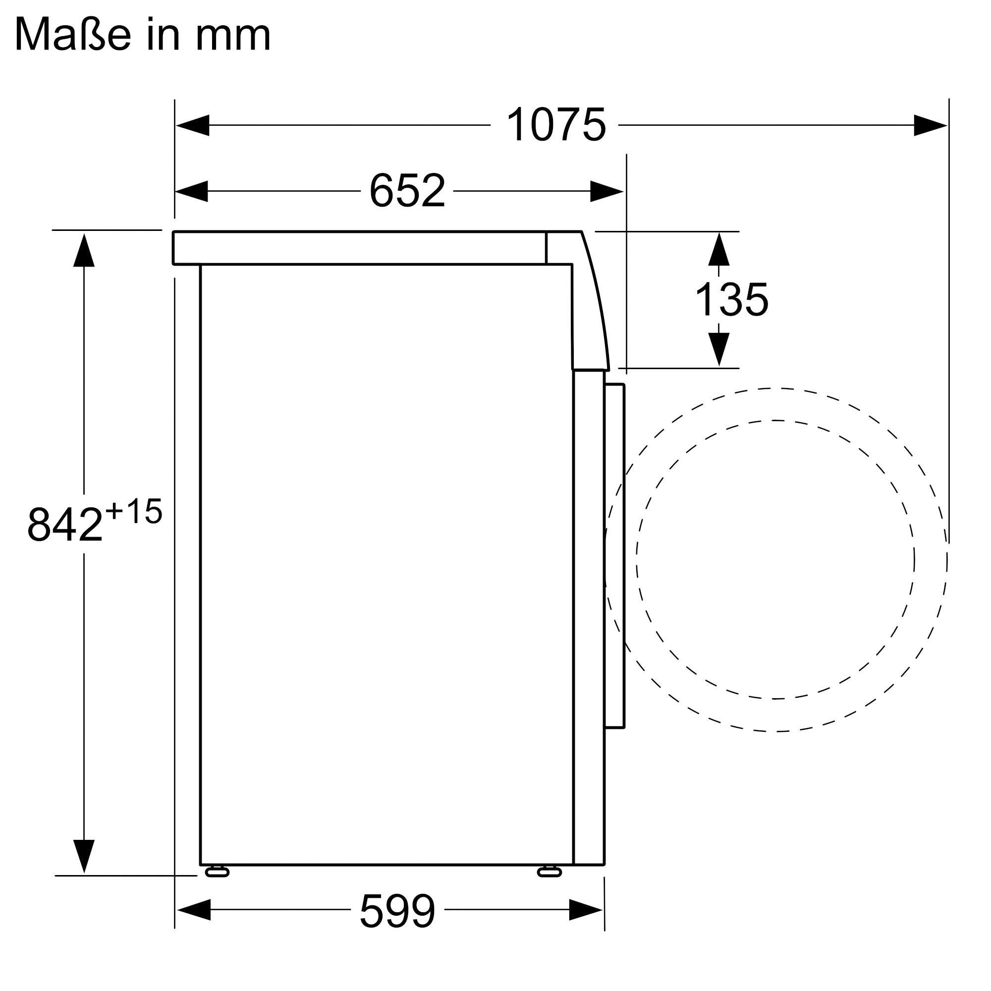BOSCH Wärmepumpentrockner WTH83VV9, 8 kg