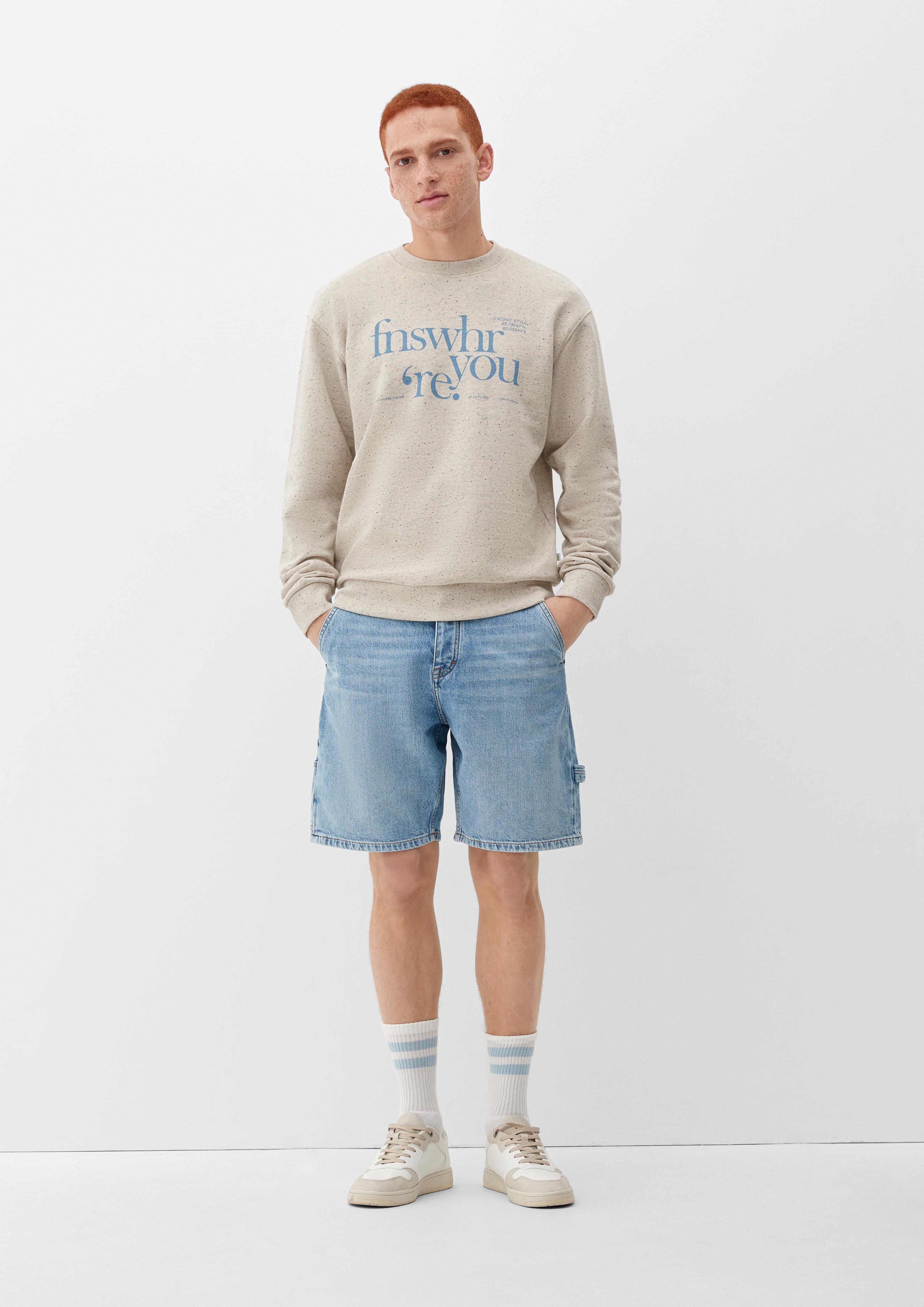 Sweatshirt mit Frontprint  2127555-80W0