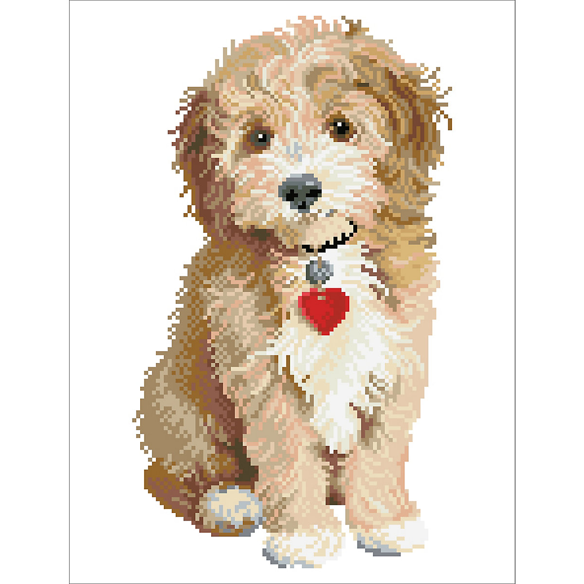 DIAMOND DOTZ® Original Diamond Painting Hund "Lovely Boy“ 32 x 42 cm ab 8 Jahren (DD6.007)
