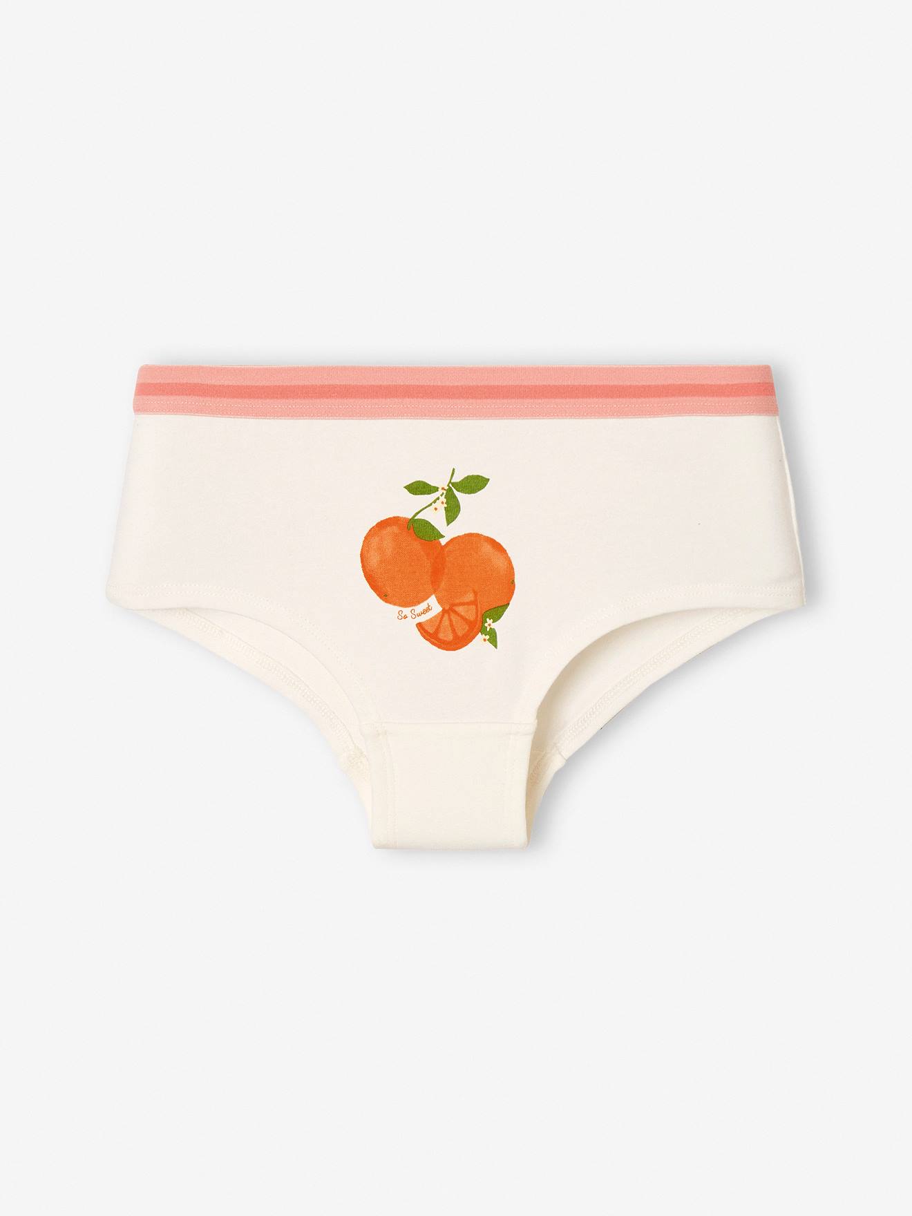 Vertbaudet 5er-Pack Mädchen Shortys - pfirsich