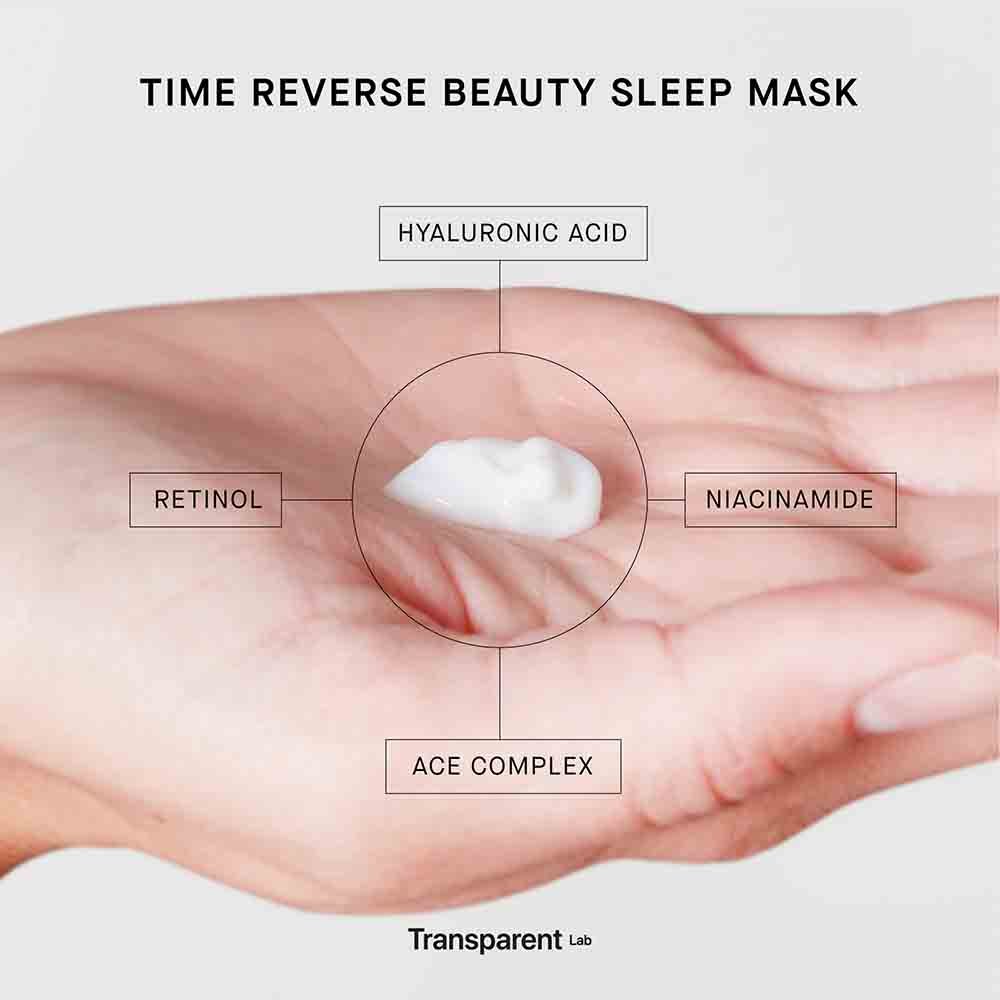 Transparent Lab Masken Time Reverse Beauty Sleep Mask - Anti-Aging Gesichtsmaske