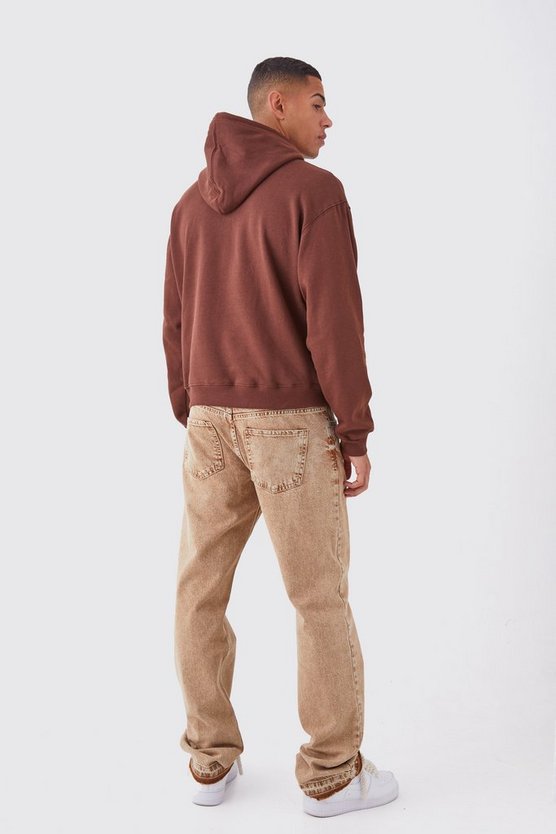 Kastiger Man Hoodie mit Print