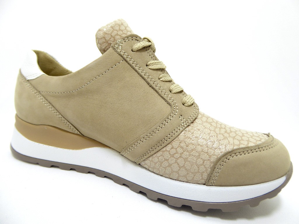 WALDLÄUFER Freizeit Schnürer beige