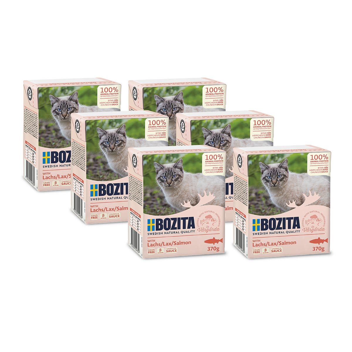 Bozita Tetra Häppchen in Soße mit Lachs kaufen bei ZooRoyal
