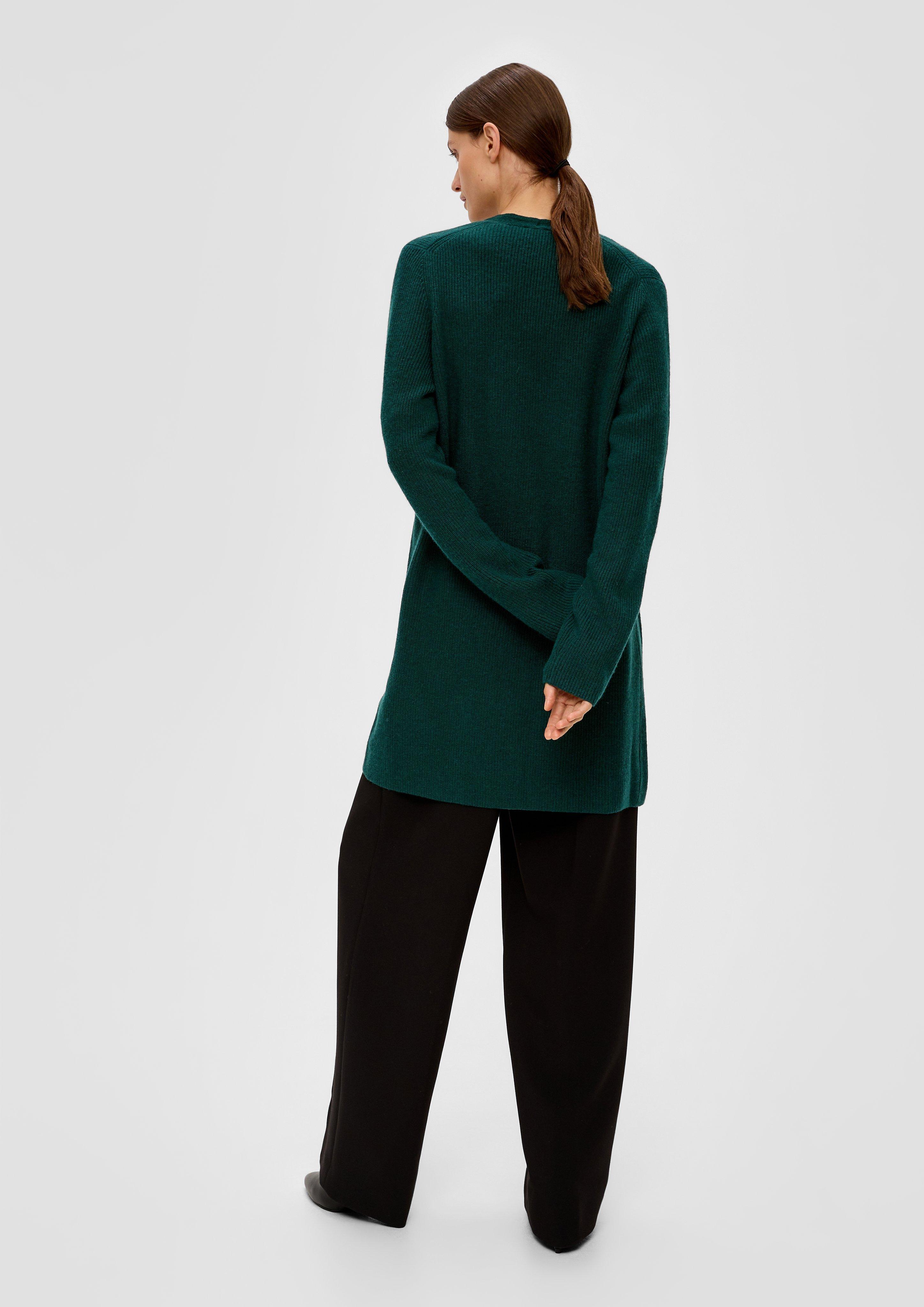 Long Cardigan aus Rippstrick  2135722-7889