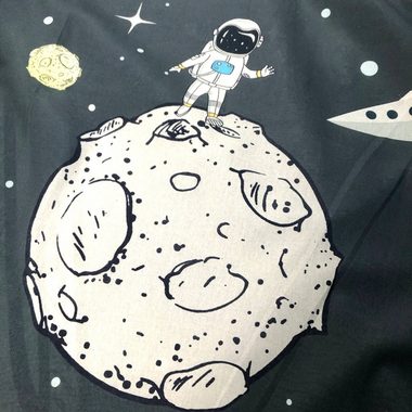 Kinderbettwäsche Rocket, ESPiCO, Renforcé, 2 teilig, Planeten, Rakete, Weltall