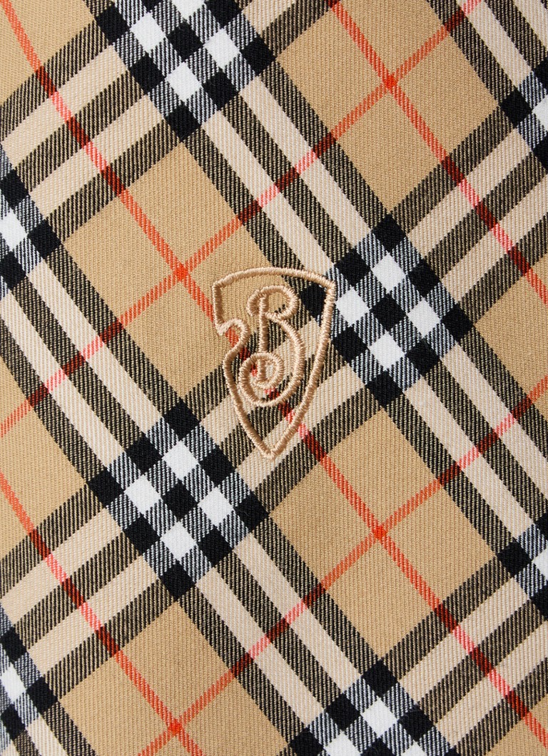 Μπλούζα Burberry από οργανικό βαμβάκι με καρό σχέδιο