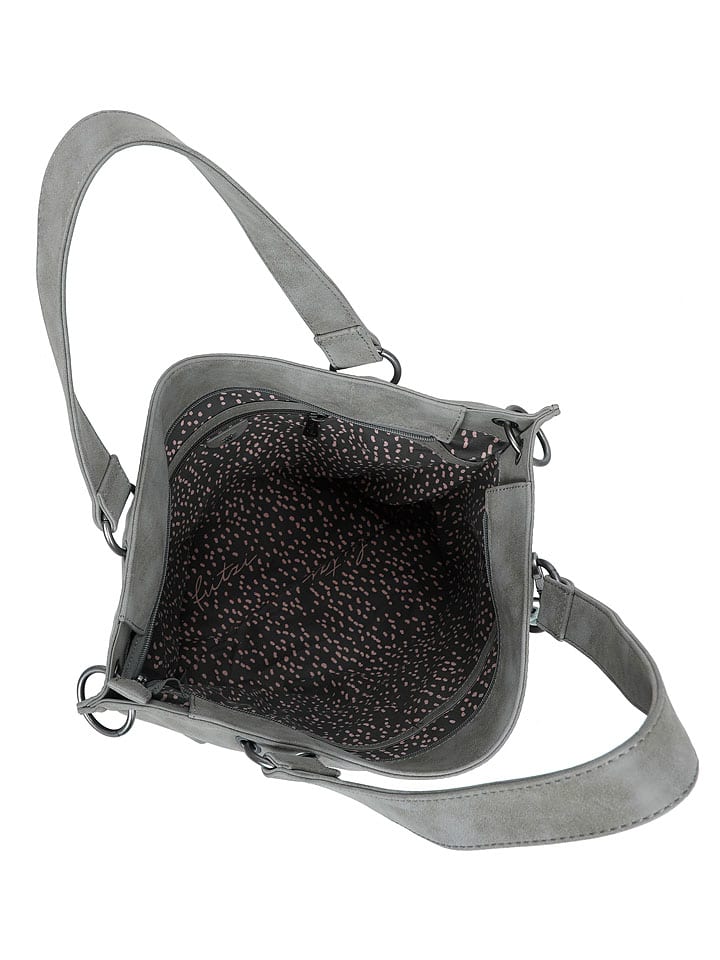 Fritzi aus Preußen Schultertasche in Grau - (B)12 x (H)31 x (T)40 cm günstig kaufen onesize