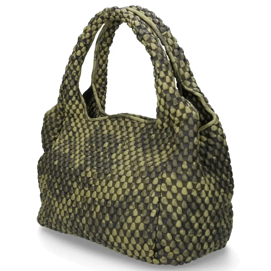 Tissa Fontaneda - Handtasche SIMPLE MATTER M Nappaleder logo olive - oliv
