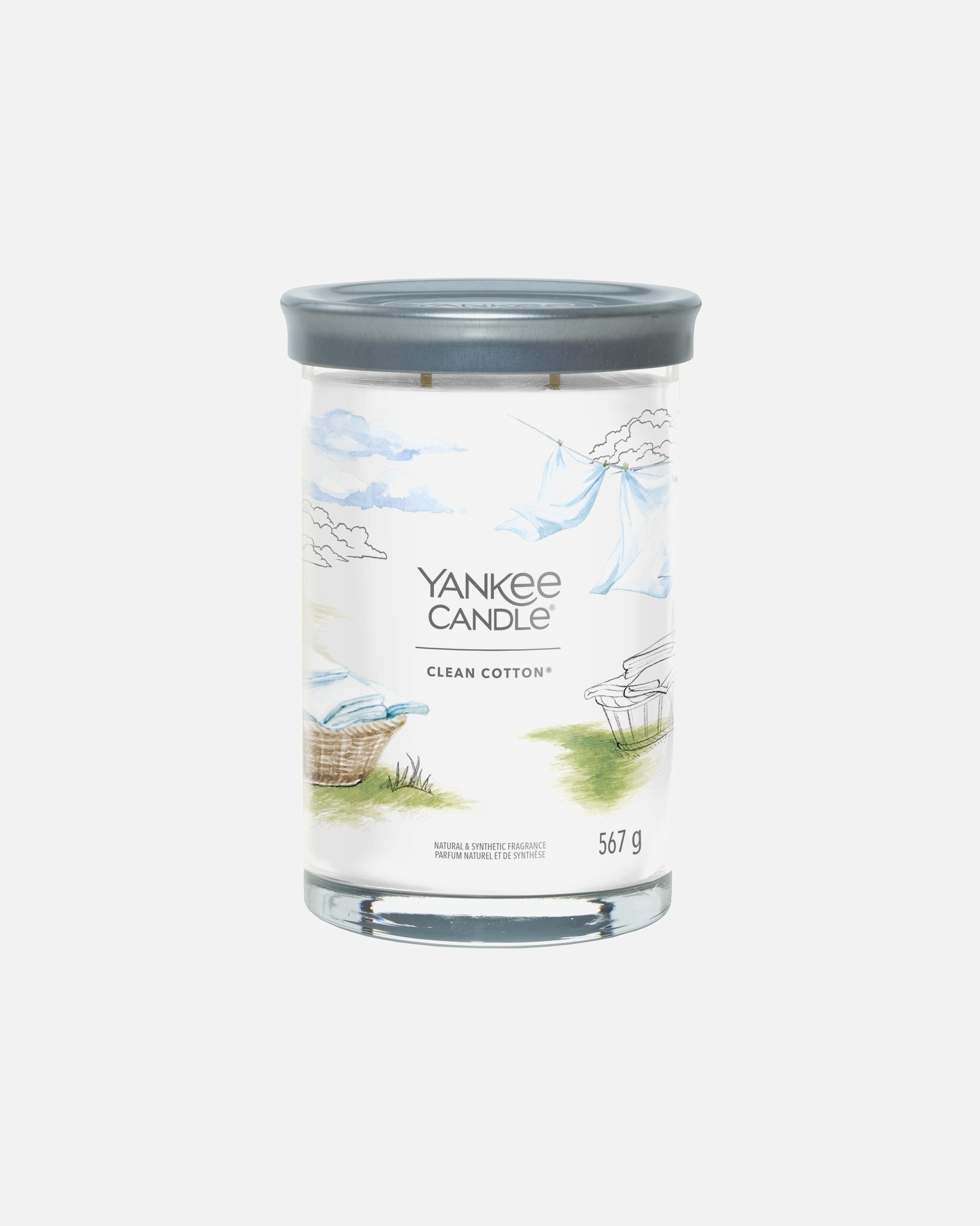 YANKEE CANDLE Srednji kozarec Fresh Cotton