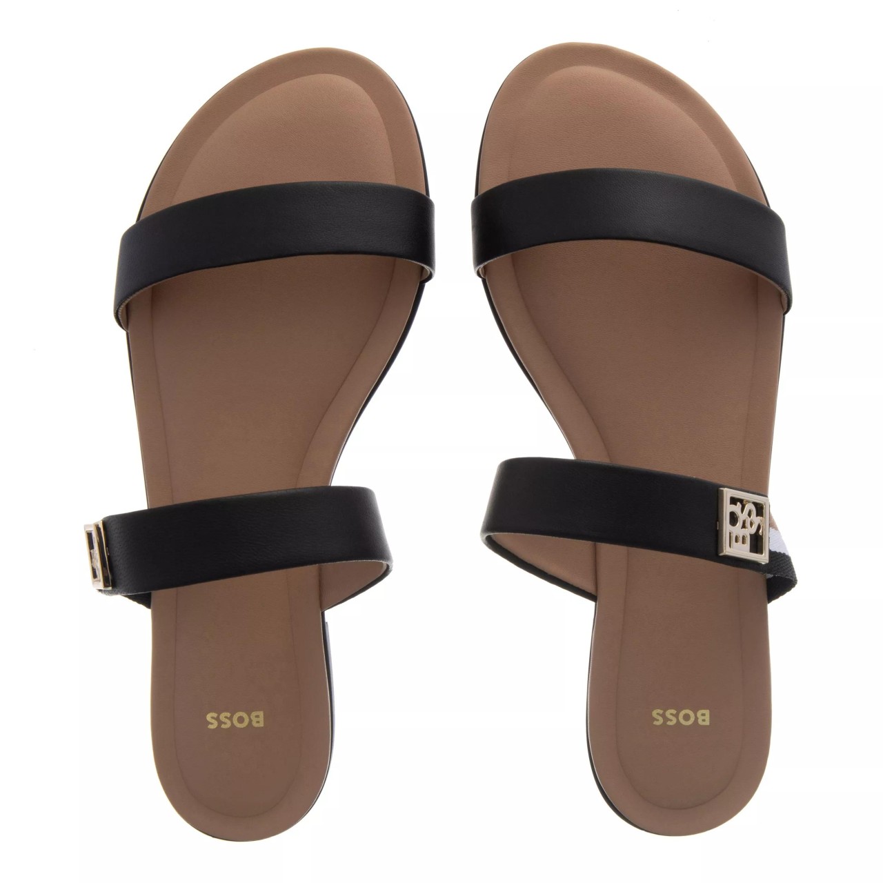 BOSS Komfort Sandalen schwarz Slide