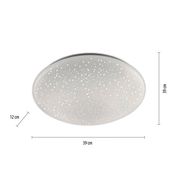 LED-Deckenleuchte Skyler, ⌀ 39 cm