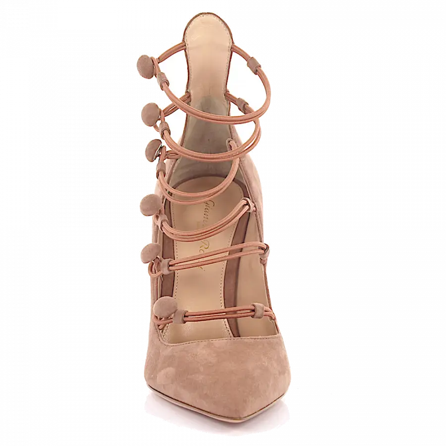 Gianvito Rossi - Pumps Marquis Veloursleder - beige