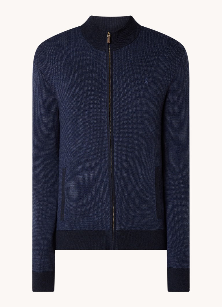Cardigan cu guler înalt din lână premium Ralph Lauren