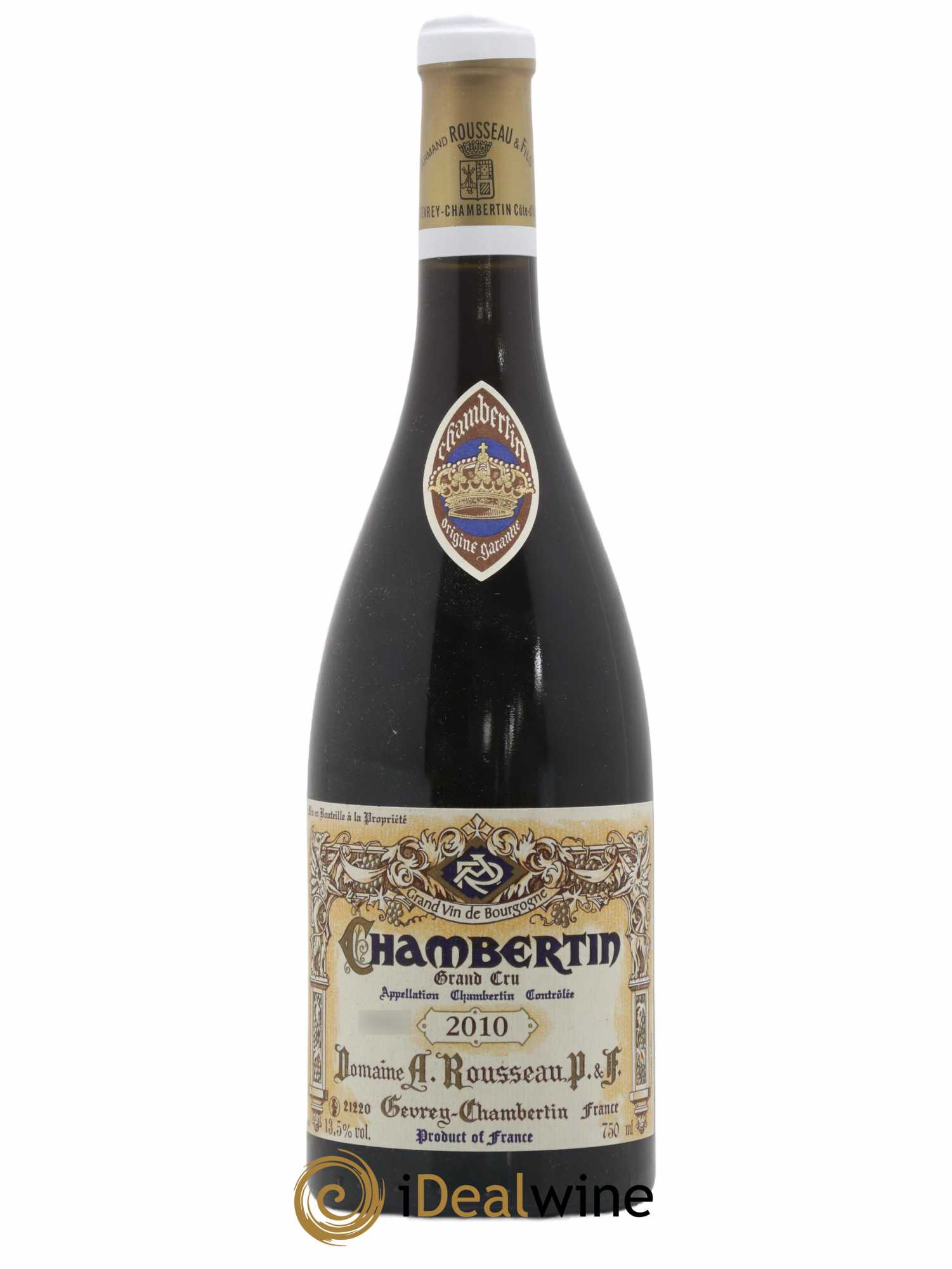 Chambertin Grand Cru Armand Rousseau (Domaine)  2010 - Lot de 1 Bouteille