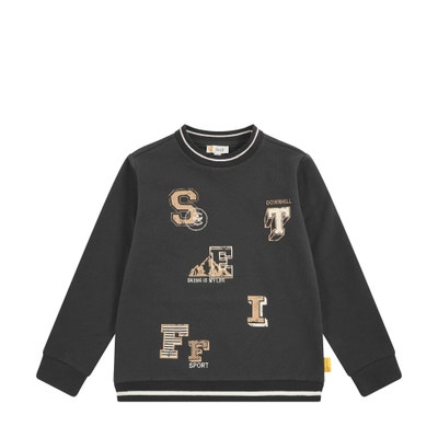 Sweatshirt, schwarz für Jungs
