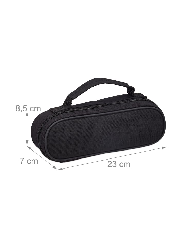 relaxdays 6-teiliges Boule Kugeln Set in Silber/ Schwarz günstig kaufen onesize