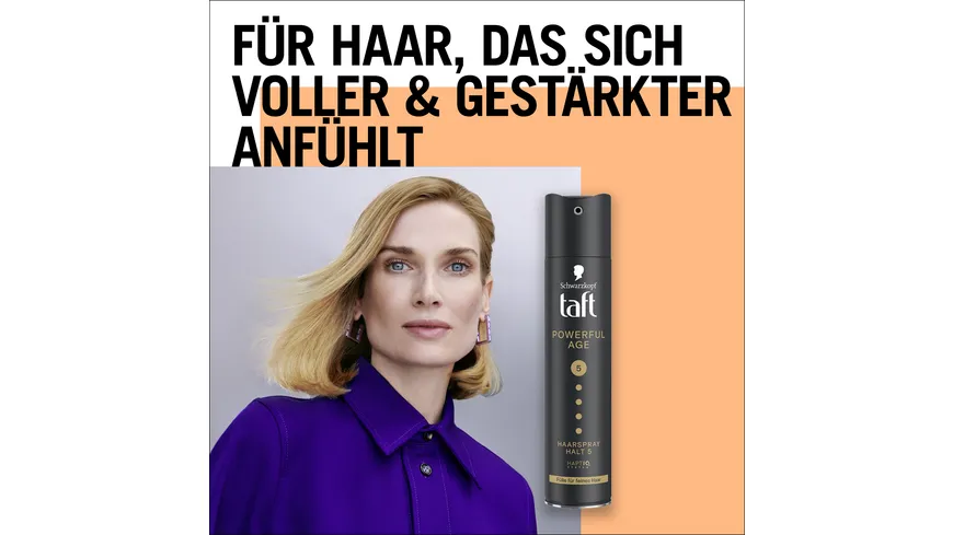 TAFT Haarspray Powerful Age 250 ml Haltegrad 5 - sehr starker Halt 250 ml
