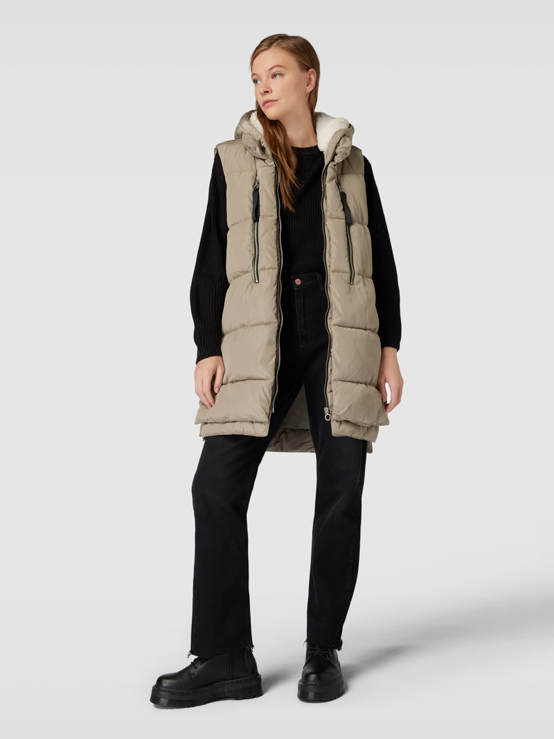Steppweste im Double-Layer-Look Modell 'NEWNORA' in sand
