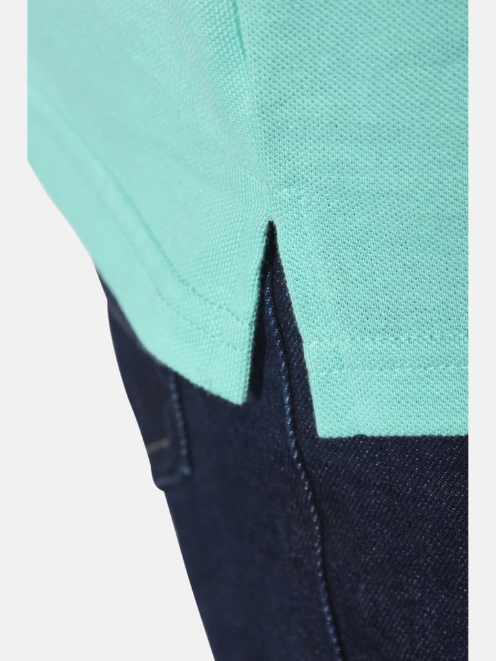 Jan Vanderstorm Poloshirt OLFGIR in türkis günstig kaufen