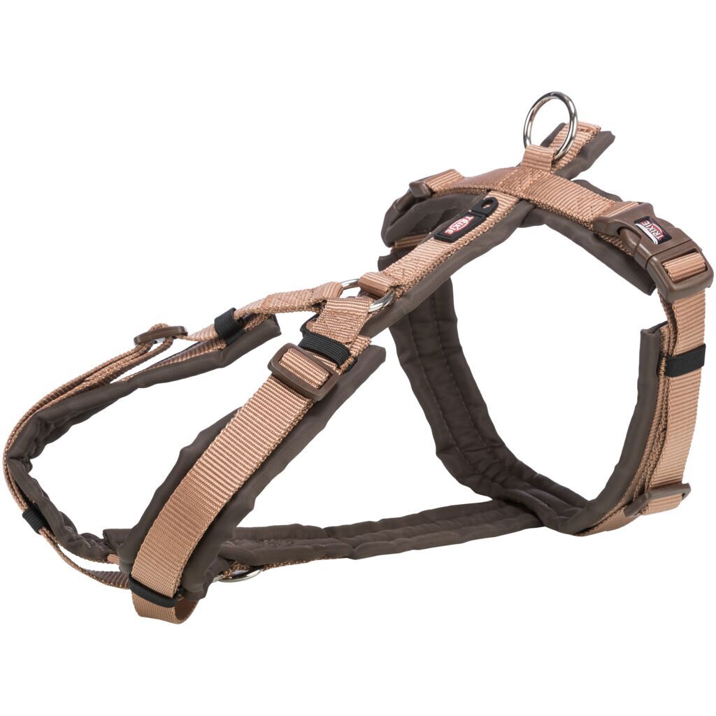 Trixie Hundegeschirre Trixie Premium Trekking Geschirr braun L