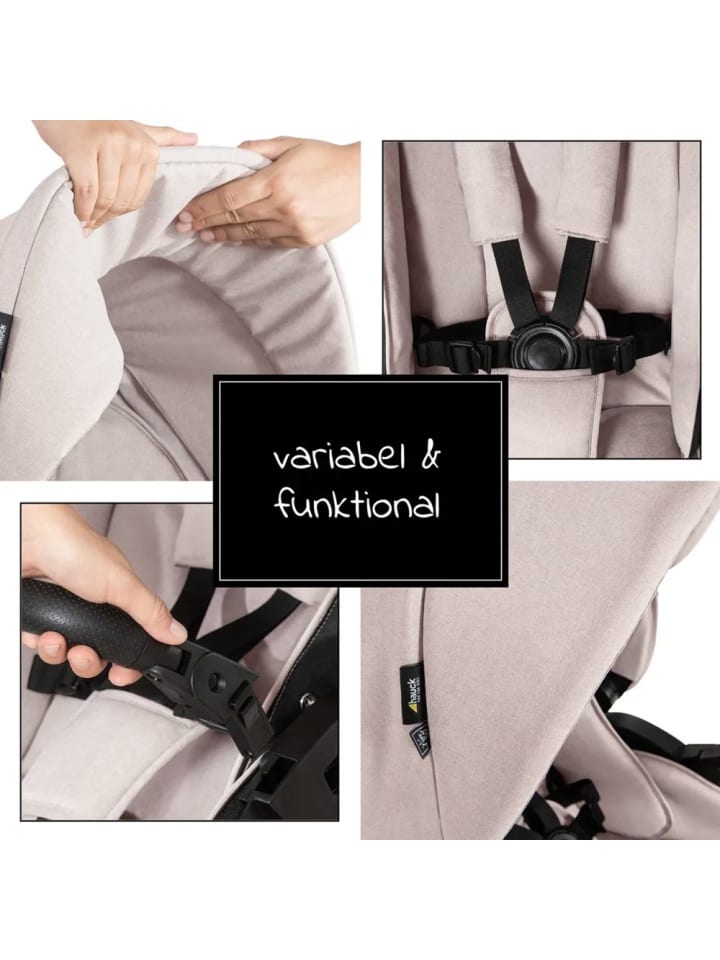 Hauck Buggy & Sportwagen Vision X inkl. XXL Zubehörpaket in beige günstig kaufen onesize