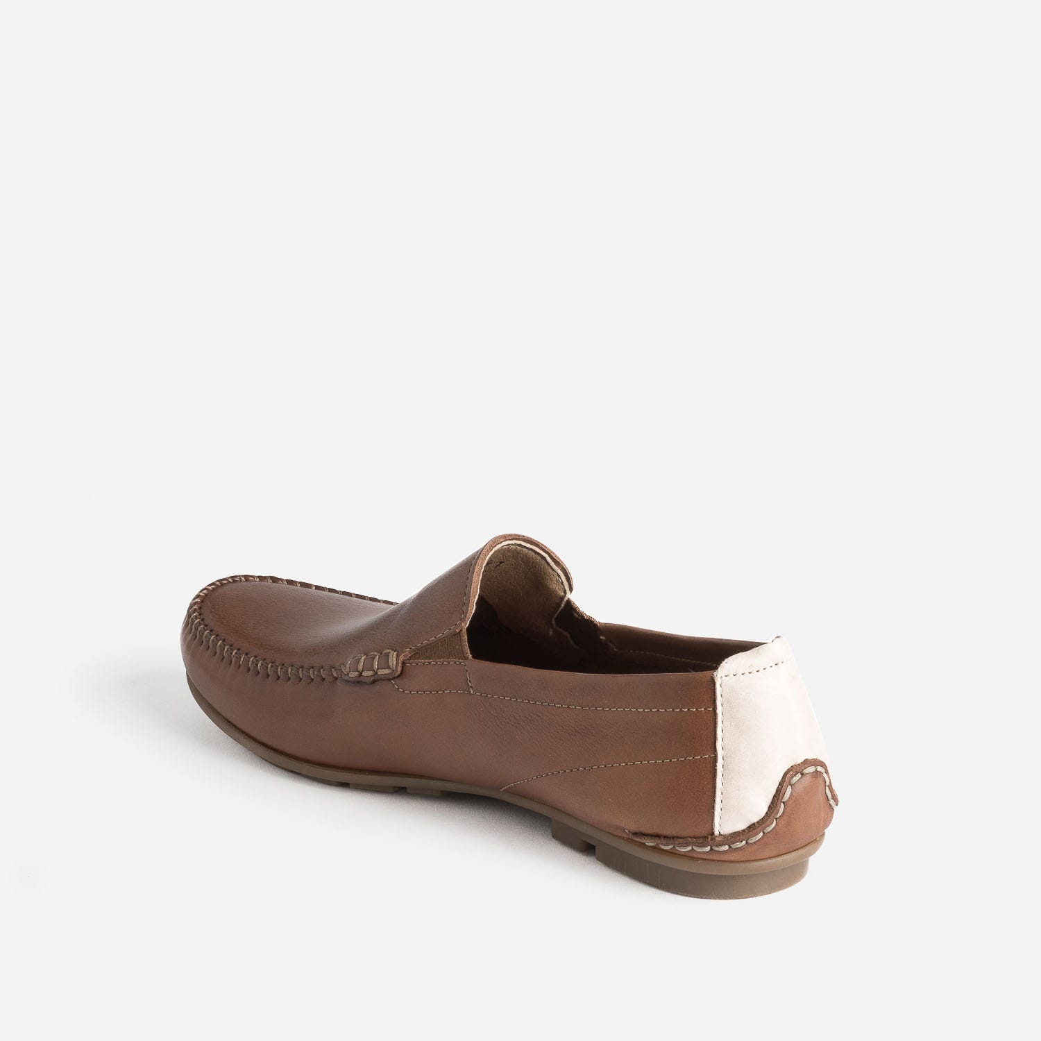Slip-on FLUCHOS cognac en cuir