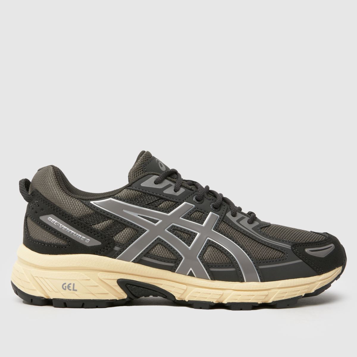 ASICS gel-venture 6 träningsskor i svart och grått