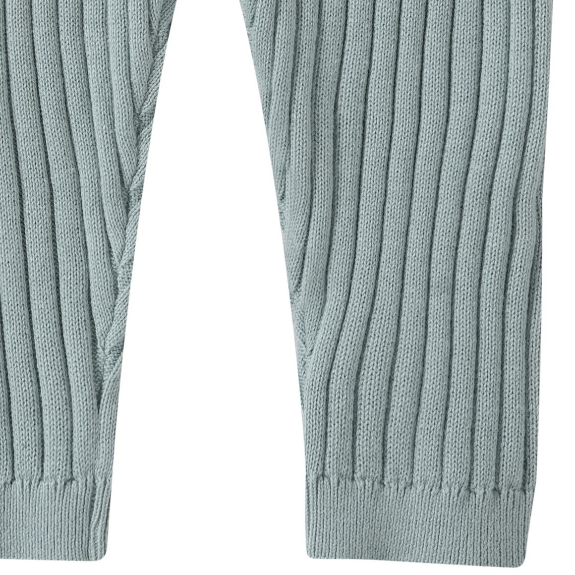 Newborn Strickleggings mit Rippstruktur