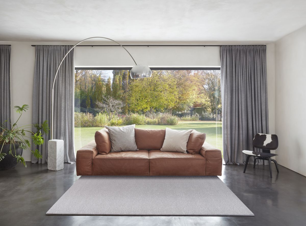 Webteppich Tresor Grau-Grau-Grau 80 x 150 cm