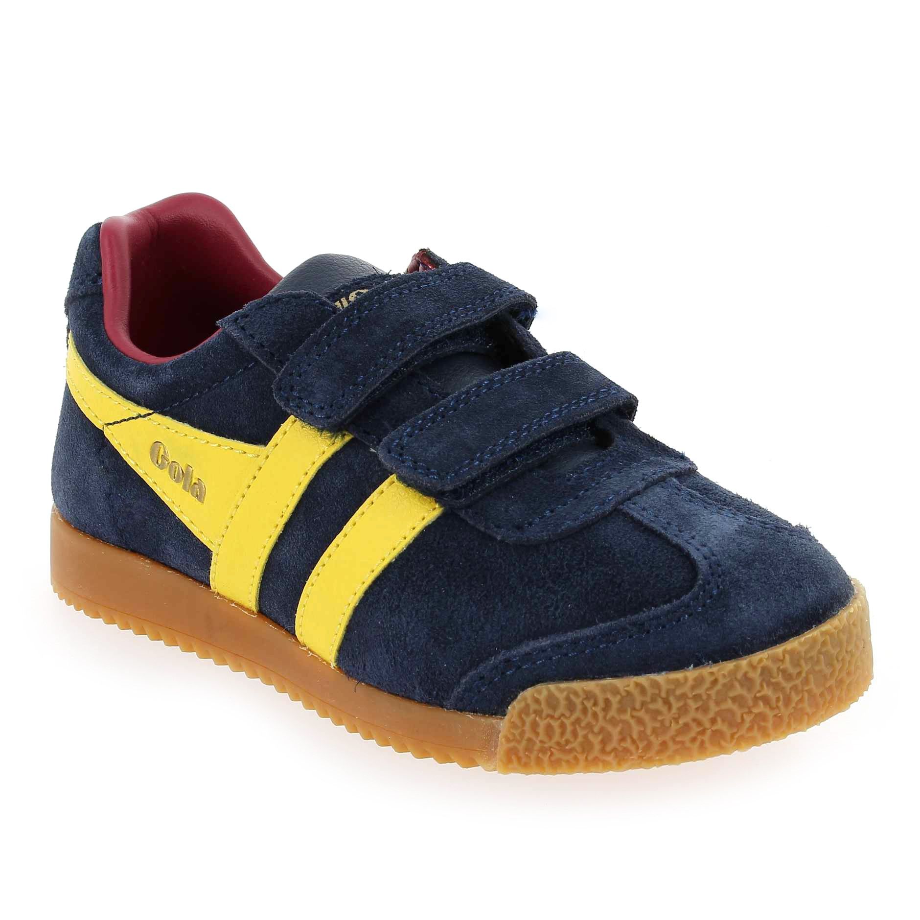 Gola  HARRIER VELCRO CKA192 - Marine Jaune