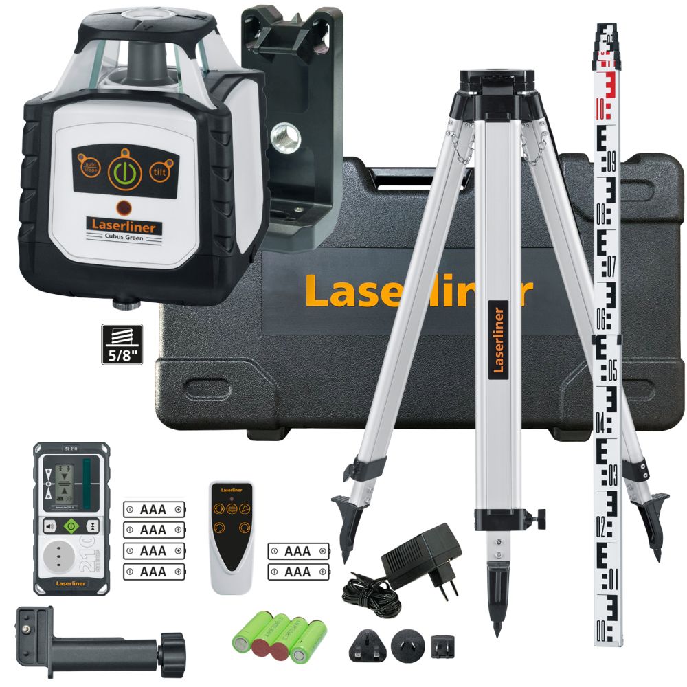 Laserliner 052.305A Cubus G 210 S SET Rotační laserová sada 150 cm