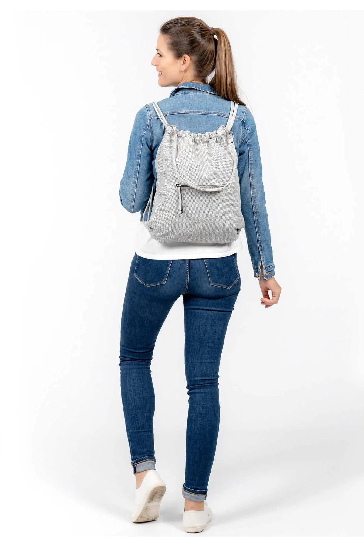 SURI FREY  Rucksack - Grau - Unifarben