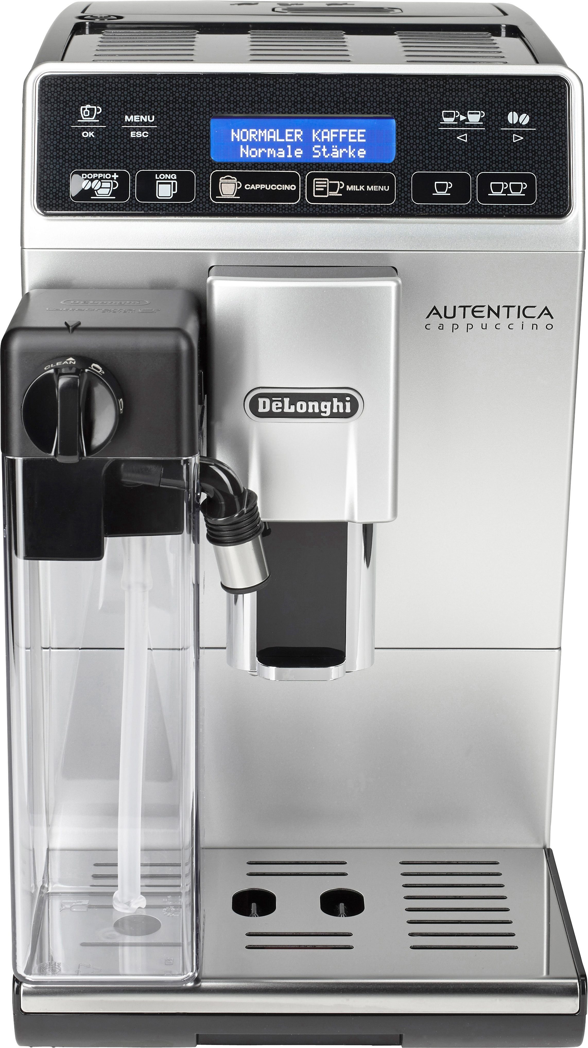 De'Longhi Kaffeevollautomat Autentica Cappuccino ETAM 29.660.SB, nur 19,5 cm breit, LatteCrema Milchsystem