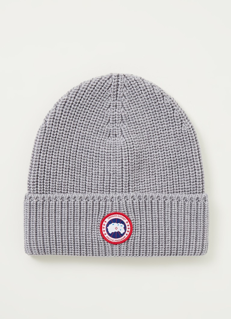 Pălărie groasă din lână Canada Goose cu logo Arctic