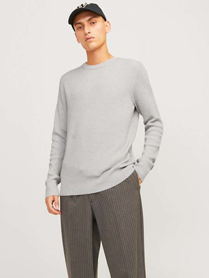 Jack & Jones Pullover in Grau günstig kaufen