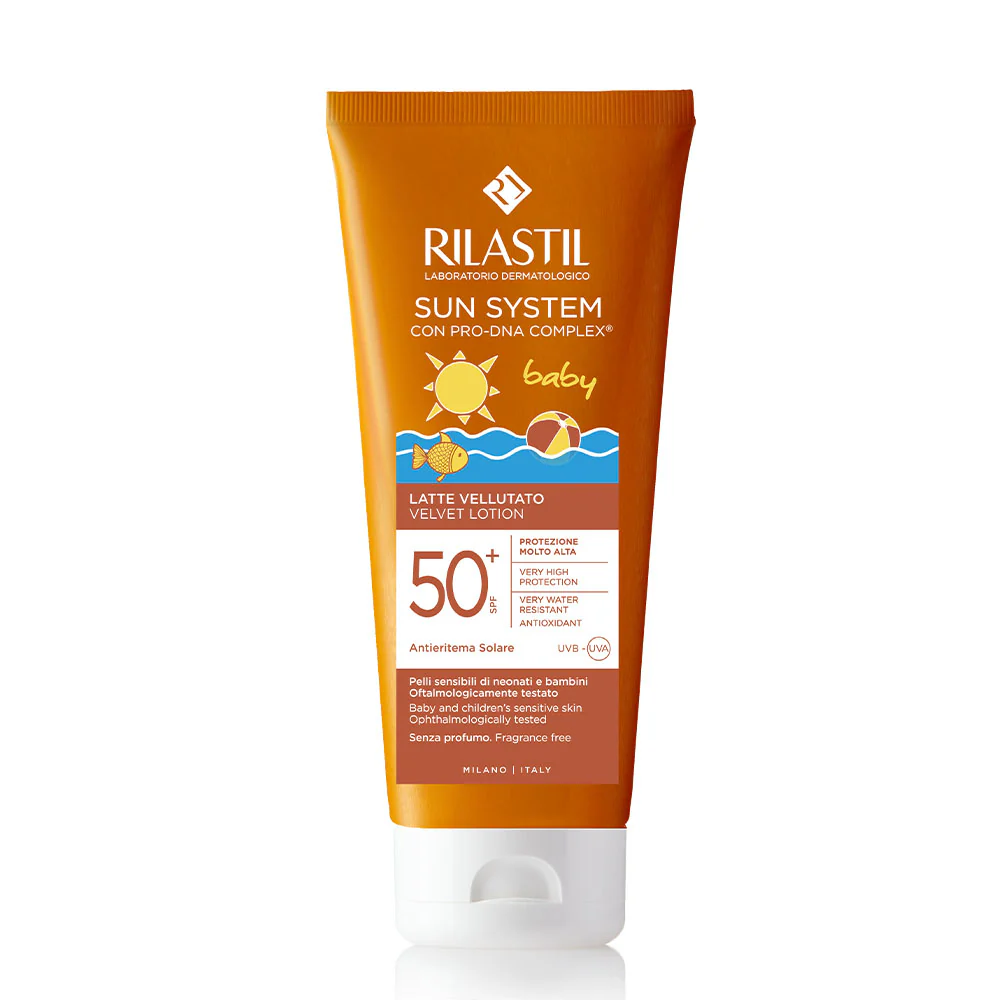 Sun System Baby Velvety Milk SPF50+ - Gyermek naptej, Magas védelemű test naptej, Gyermektermékek