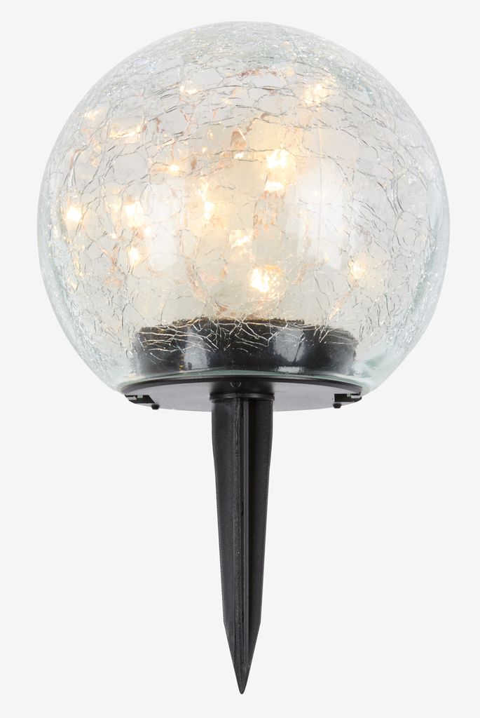 Lampe solaire HAVVALE HAVVALE Ø15xH25cm transparente