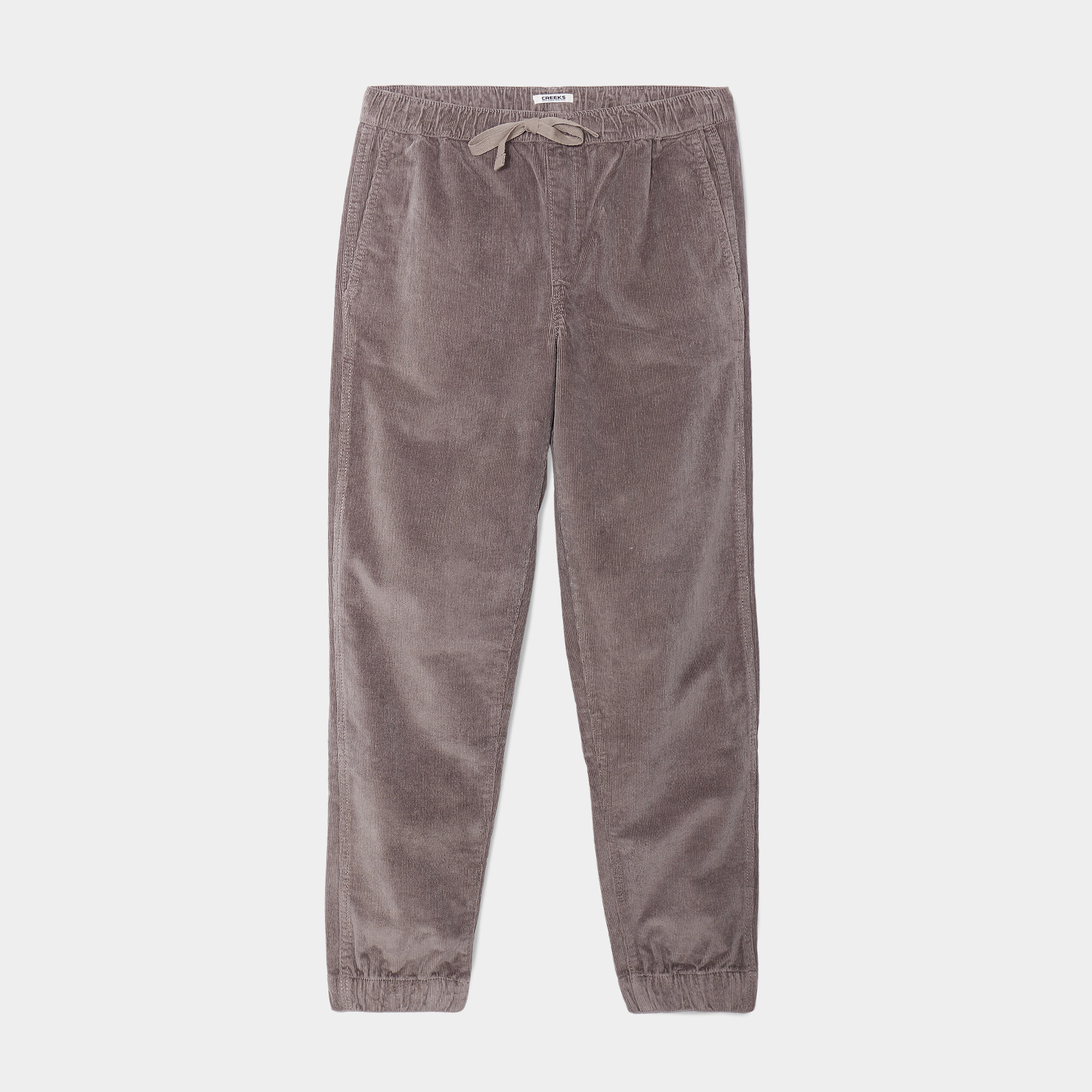Pantalon de jogging velours côtelé gris clair garçon | La Halle