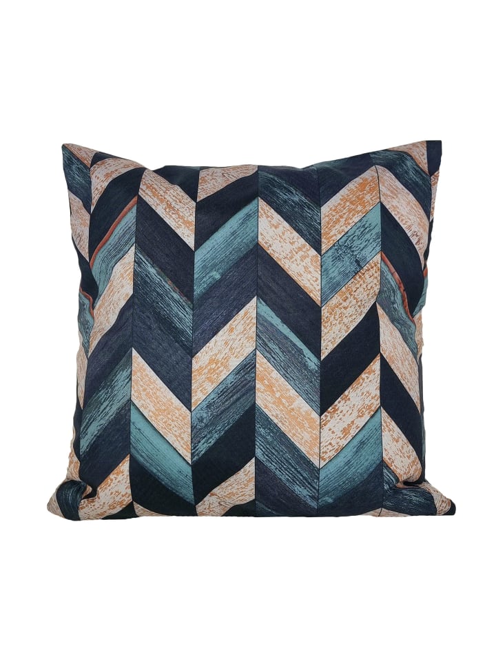 JACK Outdoor Dekokissen Motiv 45x45cm inkl. XXL Füllung in Linear Petrol günstig kaufen 45x45 cm