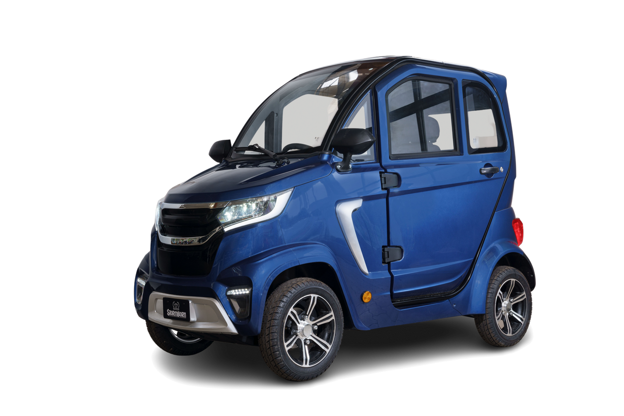 Stormborn X8 GT – 3 kW, Li-Ion-Akku , 45 km/h dunkelblau metallic - Elektrokabinenroller