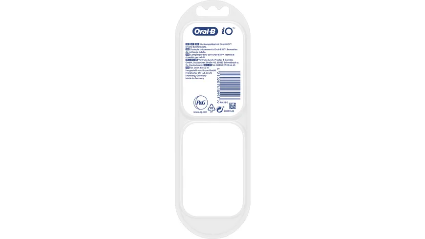 Oral-B Aufsteckbürsten iO Sanfte Reinigung schwarz