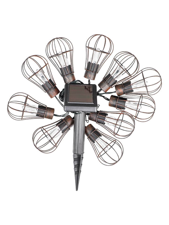 Garden Hero LED-Solar-Lichterkette in Antikbraun - (L)380 cm günstig kaufen onesize