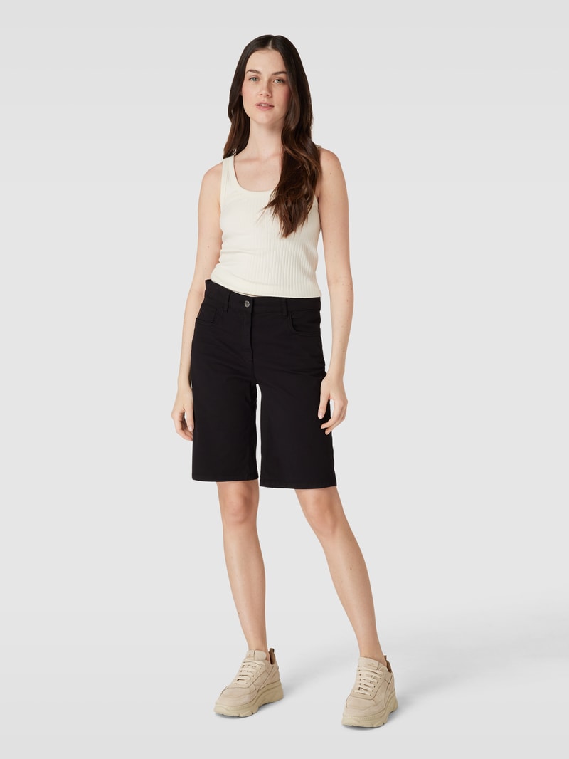 Bermudas im 5-Pocket-Design Modell 'CORA' in schwarz