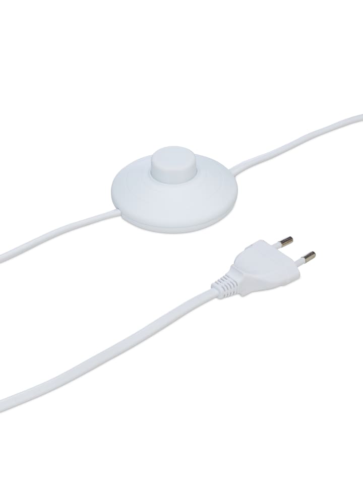 relaxdays Stehlampe in Weiß - (H)148,5 x Ø40 cm günstig kaufen onesize