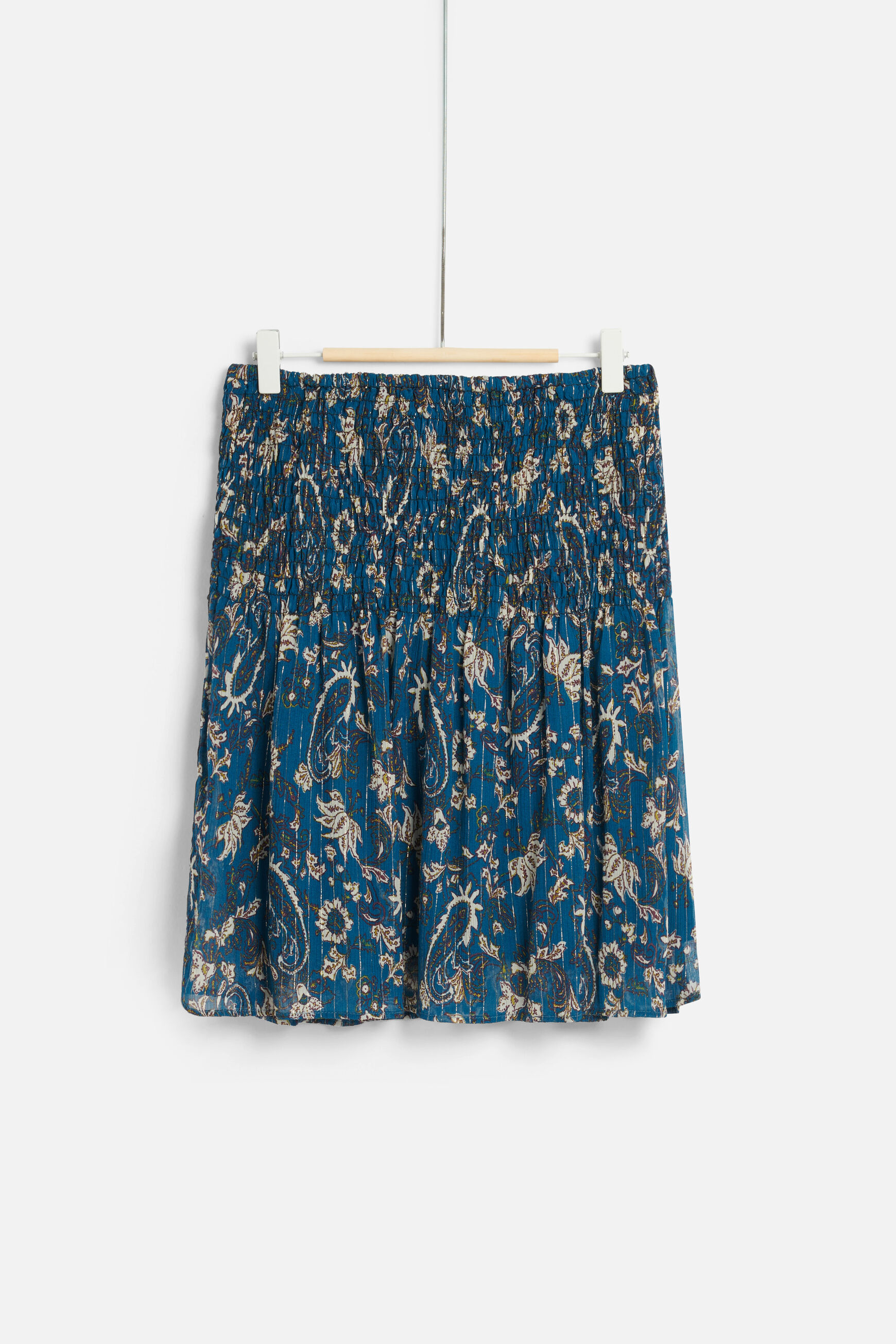 jupe jessie bleu petrole femme