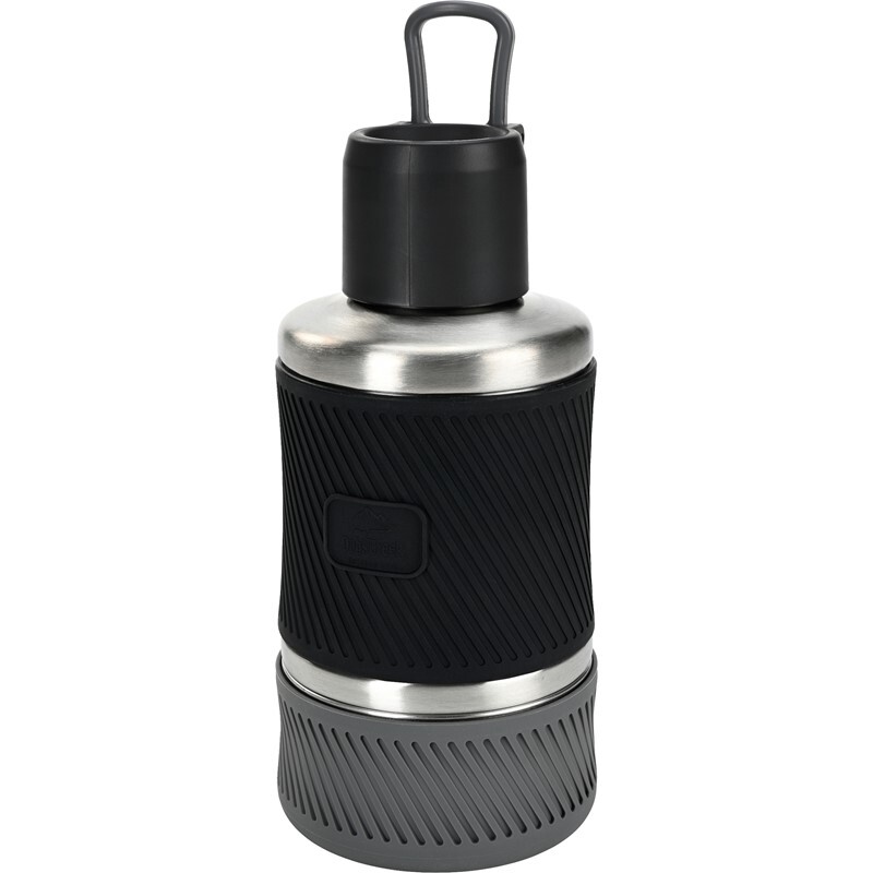 Dogs Creek Reisenäpfe Dogs Creek Carry Reise Set Futter- und Wasserbehälter 800ml grau