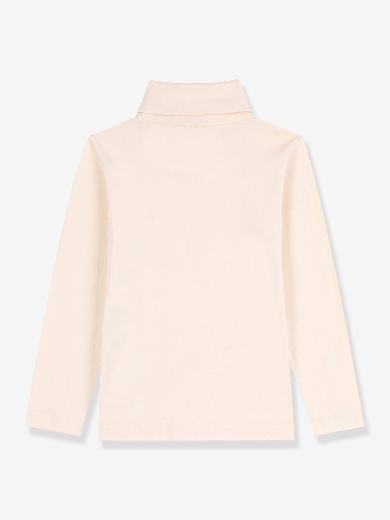 Sous-pull en coton bio PETIT BATEAU beige
